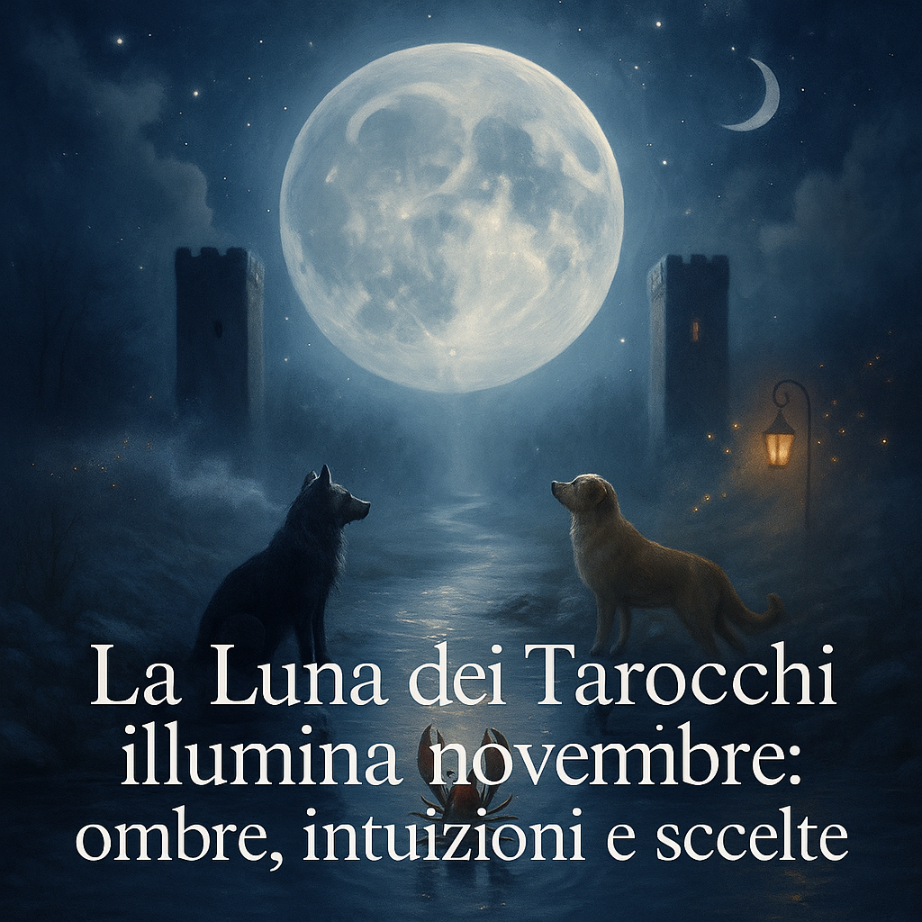 La Luna dei Tarocchi illumina novembre: ombre, intuizioni e scelte