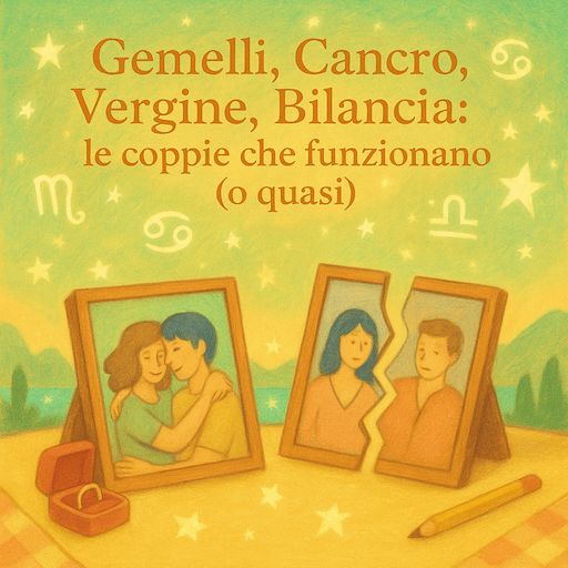 Compatibilità di coppia tra Gemelli, Cancro, Vergine e Bilancia
